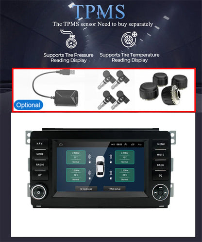 7" Android Stereo GPS Navigation for Benz Smart Fortwo (2005-2010)