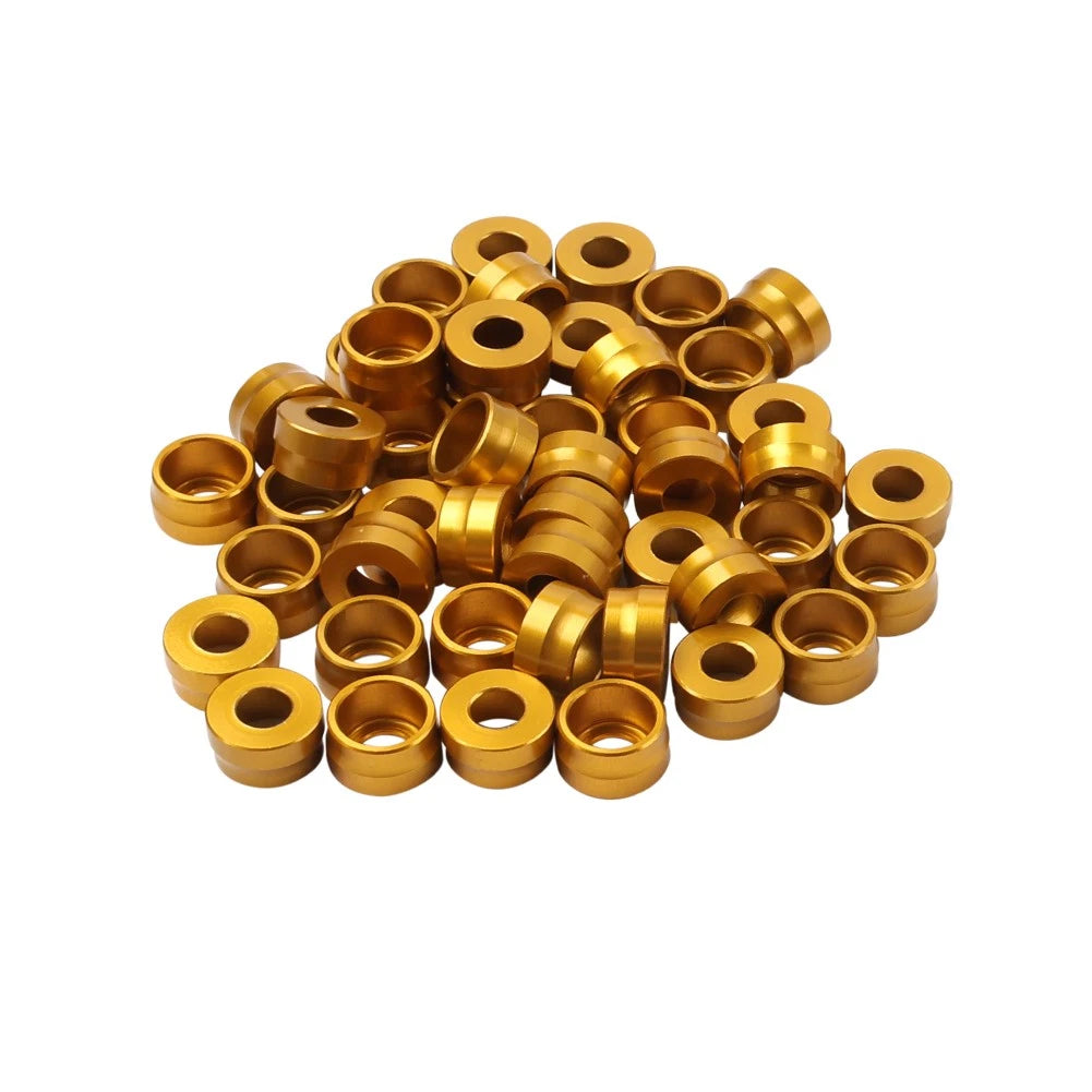 48X Engine Bolt Topper Caps for Harley Twin Cam Touring Road Glide Dyna (2000–2023)