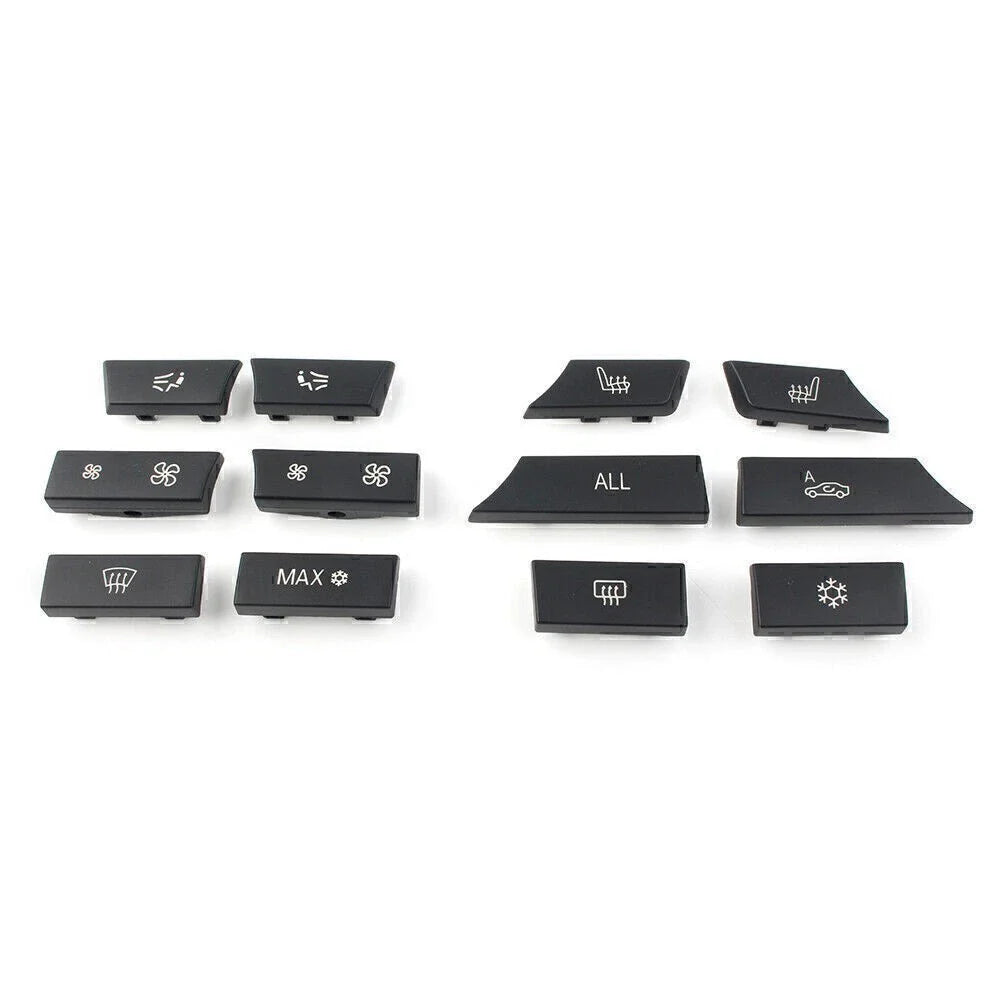 12 Button Key Caps for BMW 5 6 7 Series F01 F12 (2008-2017)