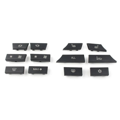 12 Button Key Caps for BMW 5 6 7 Series F01 F12 (2008-2017)