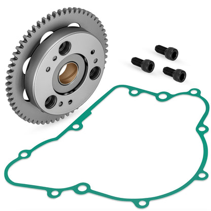 Starter Clutch Idler Gear & Gasket for Kawasaki Bayou KLF 220 250 (1990–2004)