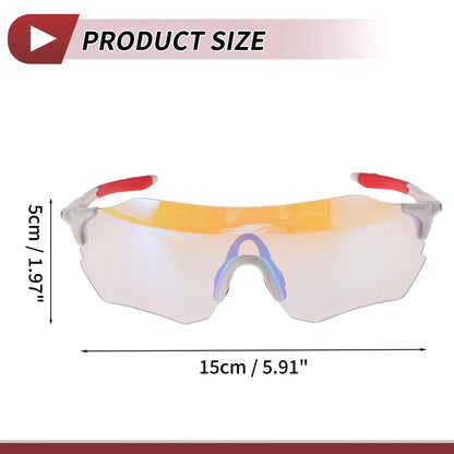 Set of 1 Motorcycle Riding Goggles for Various Models (Light Blue Lens)