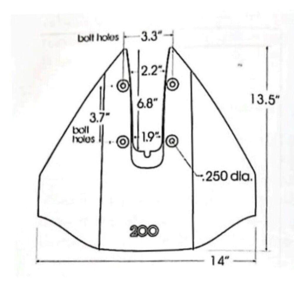 HydroFoil Stabilizer for Outboard Lower Unit (8-40HP)