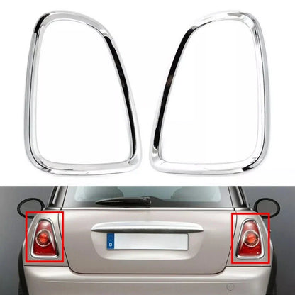 Silver Tail Light Covers for BMW Mini Cooper R56 R57 R58 R59 (2007-2014)