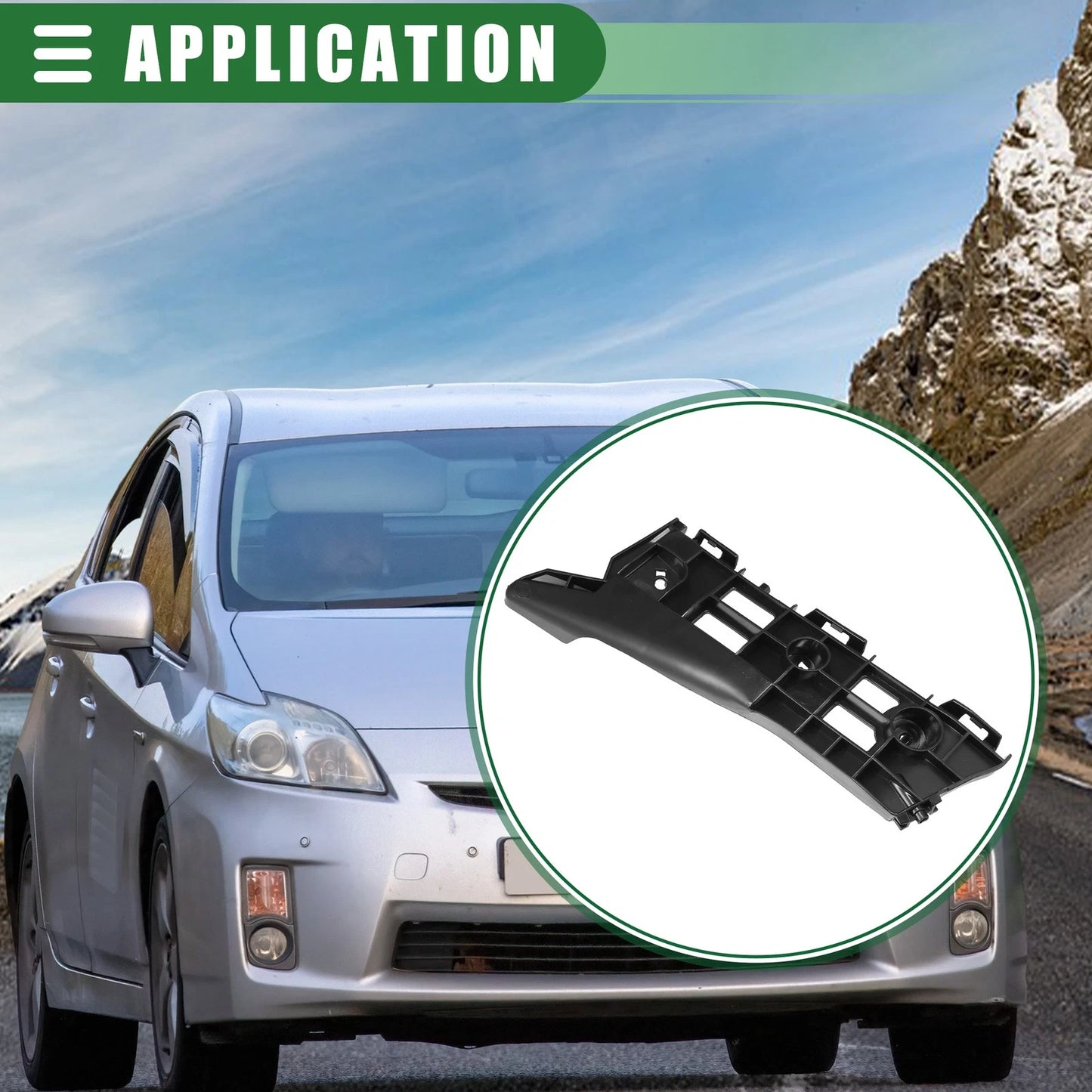 Front Left Bumper Support Bracket for Toyota Prius (2010–2015) No. 5211647041