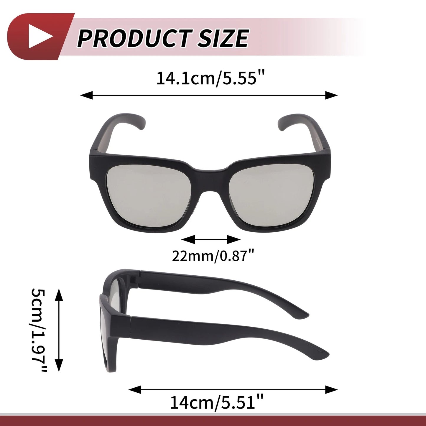 Set of 1 Motorcycle Riding Goggles for Various Models (UV400)