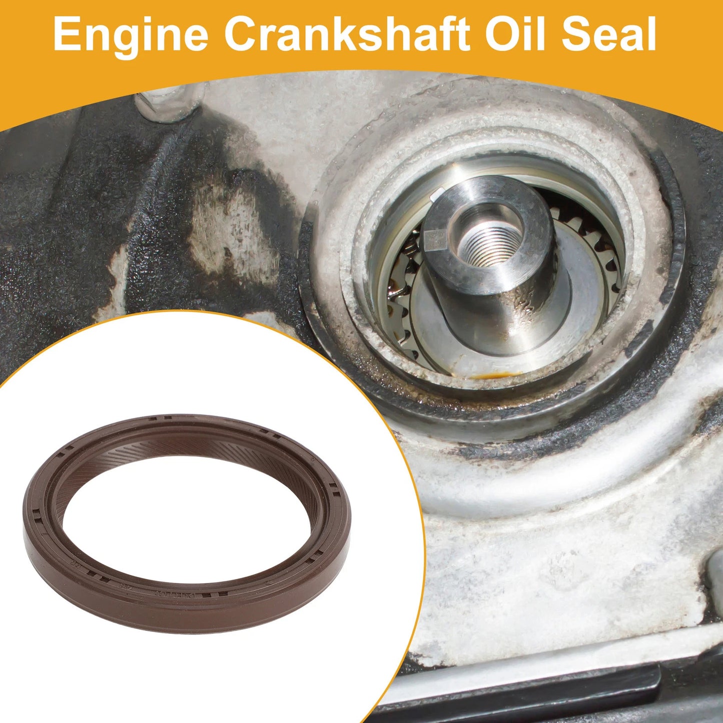 1 Pc Front Crankshaft Oil Seal for Nissan 350Z (2003–2008) No. 13510-31U10
