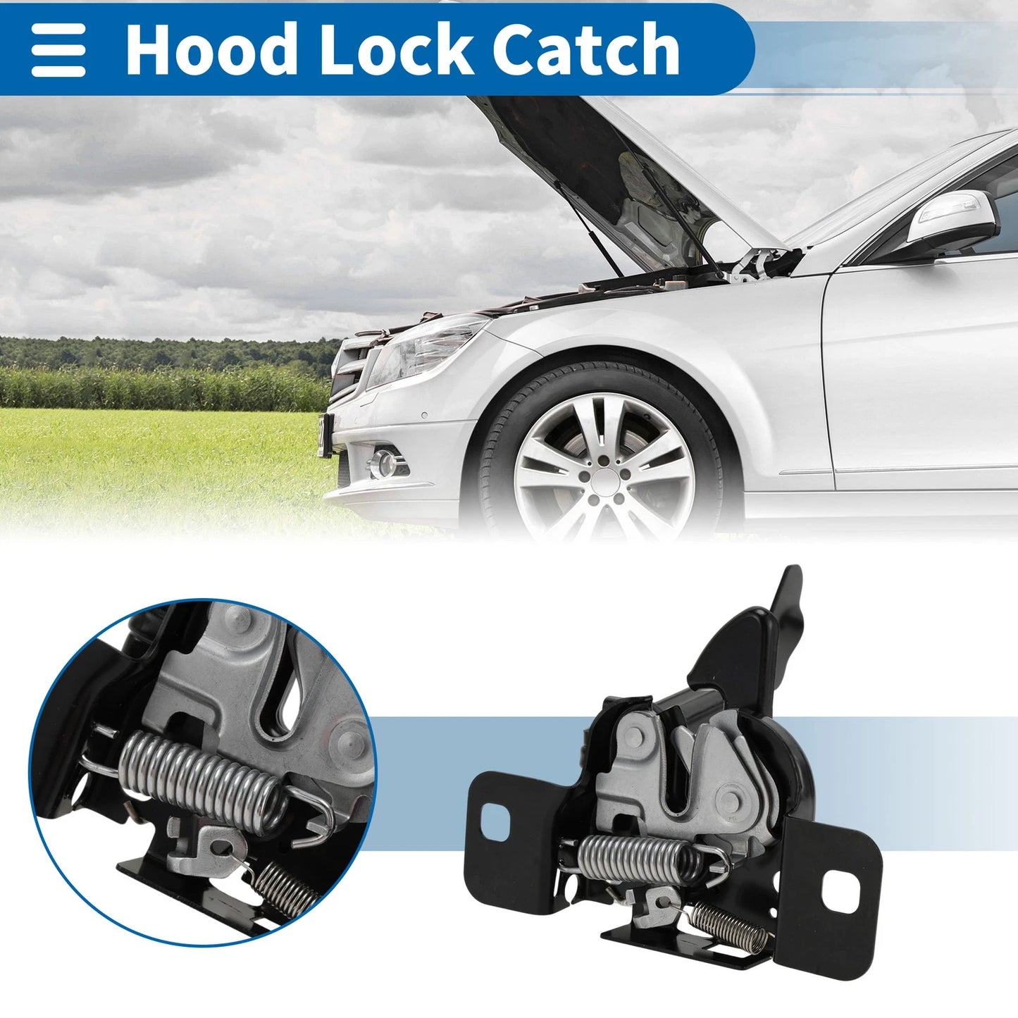 Hood Latch Assembly for Dodge Challenger (2008–2022) No. 4816182AB