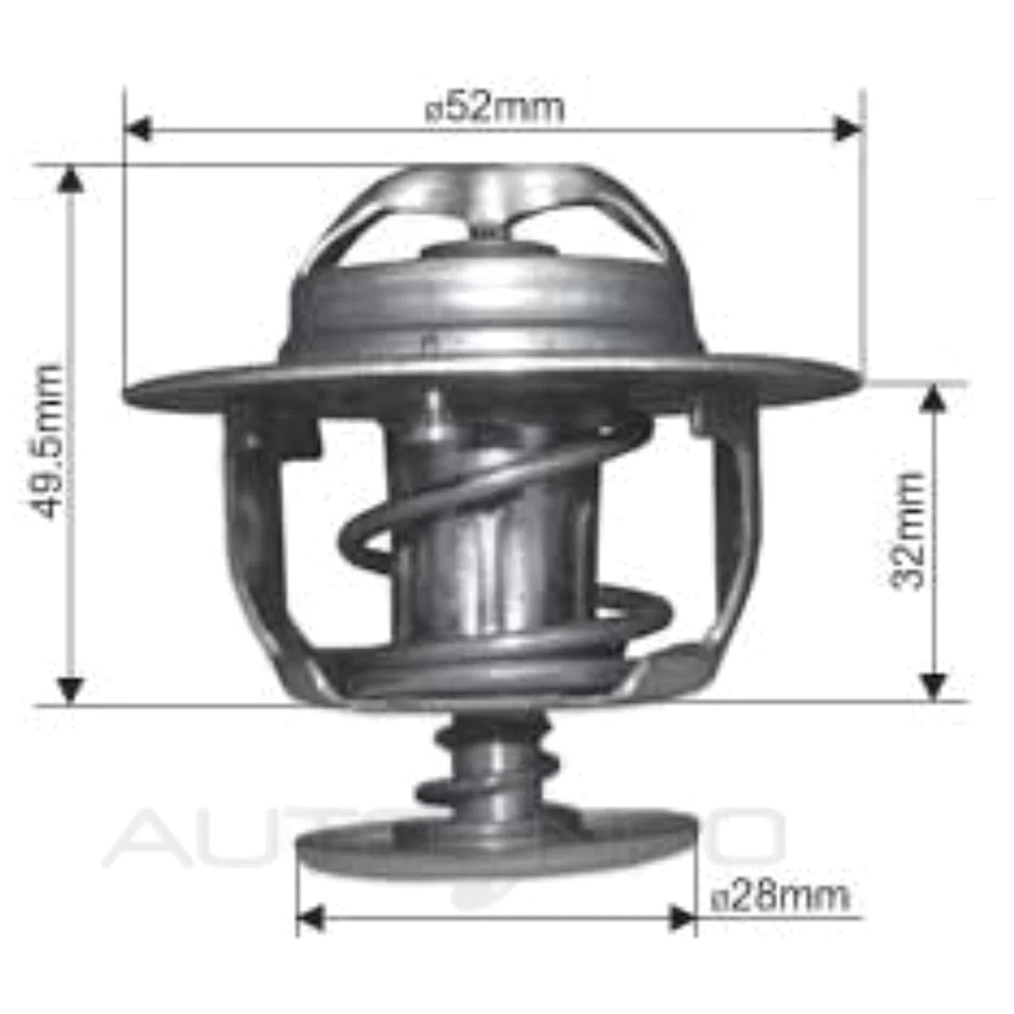 Dayco Thermostat for Toyota Hilux LN56 LN65 LN85 2.4L 4cyl (1983-1994)