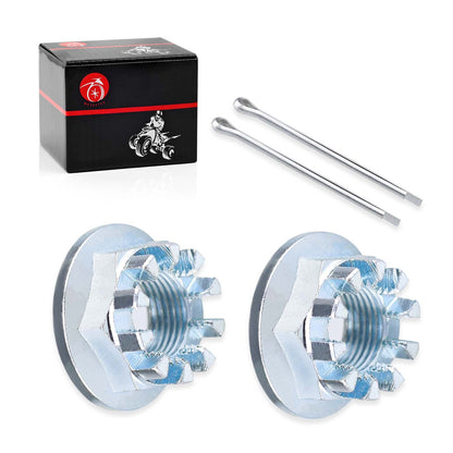 2X Front Axle Castle Nuts for Honda Recon 250 (2000–2009)