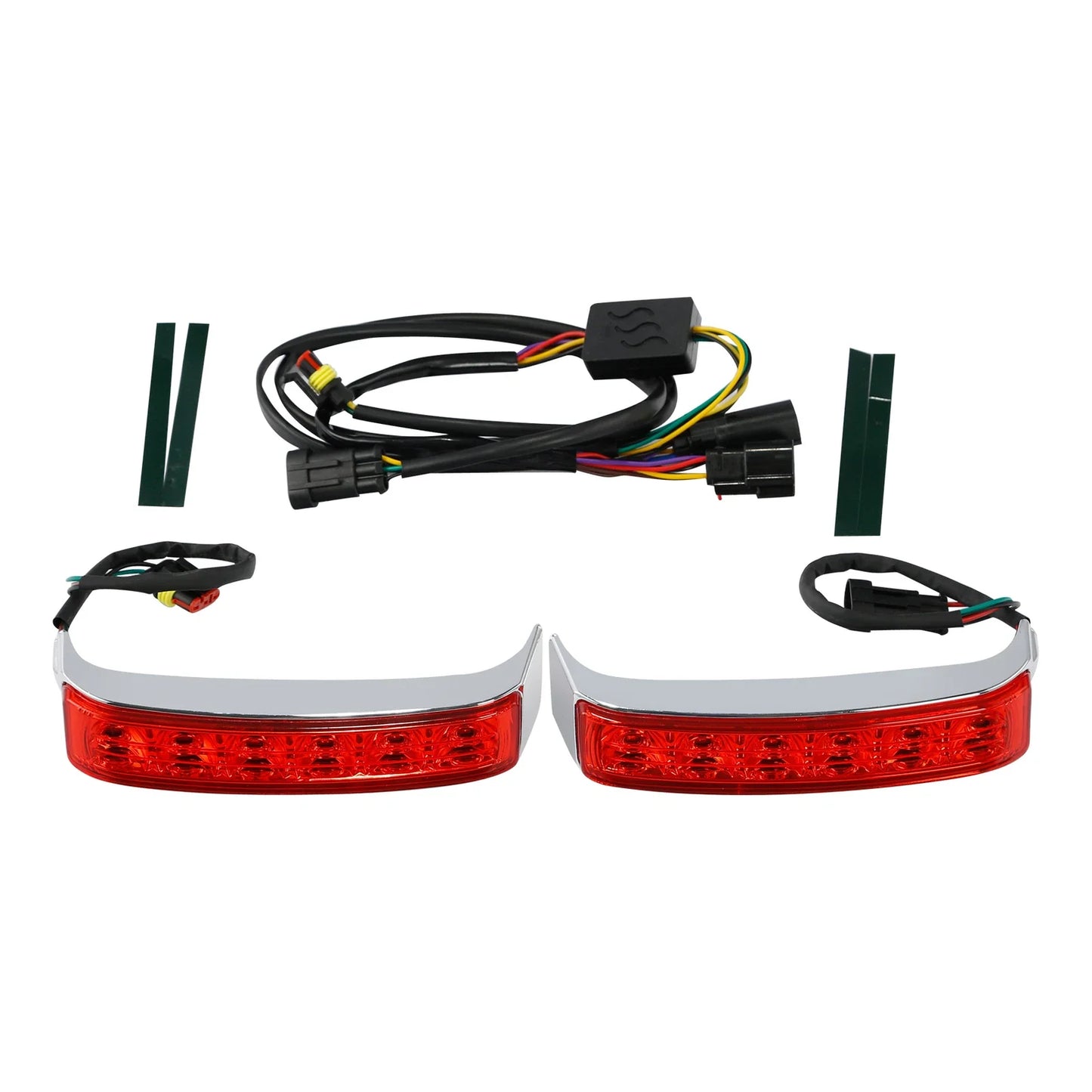Saddlebag LED Run Brake Turn Lights for Harley Road Glide Ultra Limited (2014-2024)