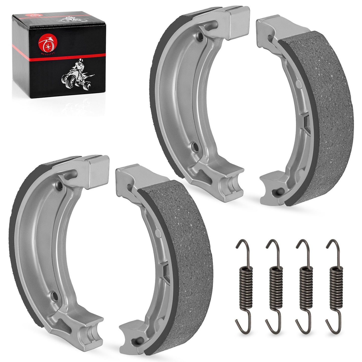 Pack of 2 Brake Shoes for Yamaha Timberwolf 250 (1992–1994)