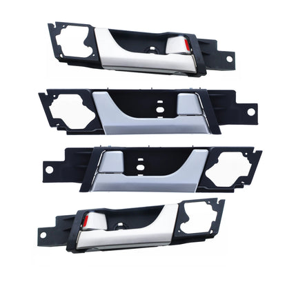 Set of 4 Inner Door Handles Silver for Holden Captiva CG7 (2006–Present)