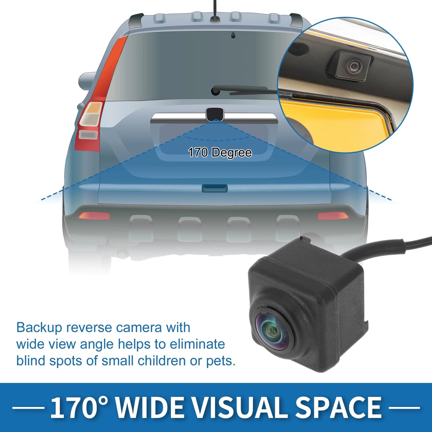 Rear View Park Assist Backup Camera GM1960203 for GMC Canyon Colorado (2019–2022)