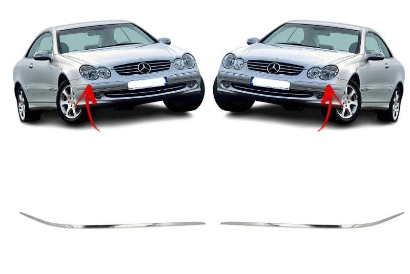 1 x Bumper Trim for Mercedes Benz CLK320 CLK500 Side impact strip (2003–2005)