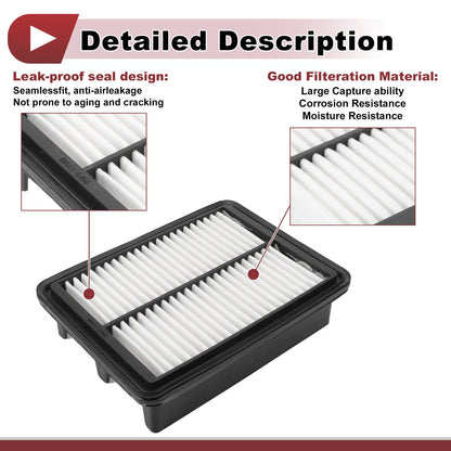 Car Engine Air Filter No.S801133A0 for Mazda 3 CX-30 (2020–2023)