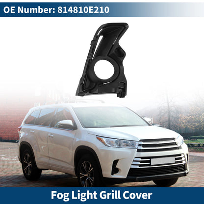 Front Right Fog Light Grill for Toyota Highlander (2014–2019) OE 814810E210