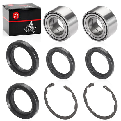 Front Wheel Bearings Seals Kit / Kawasaki Bayou 300 400 (1987–1998)