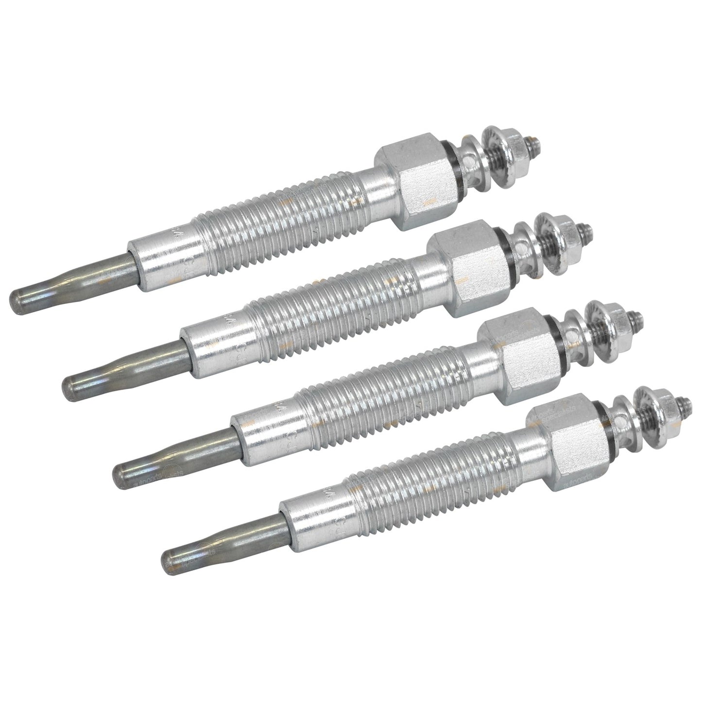 Set of 4 Glow Plugs for Nissan Navara D21 (1993–1996) Turbo Diesel