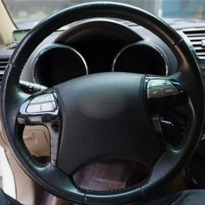Black Peach Steering Wheel Strip Cover Trim for Toyota Highlander (2008–2013)
