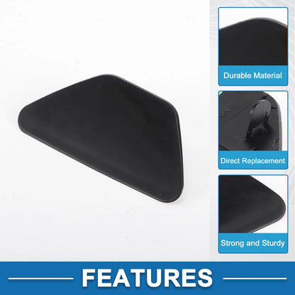 Front Left Headlight Washer Nozzle Cap for BMW M5 (2013–2016) Unpainted Black