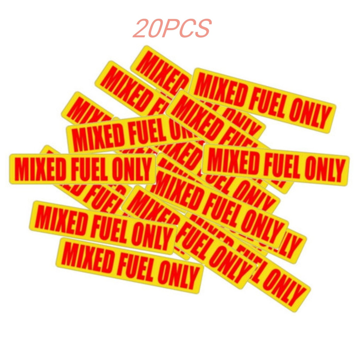 20x Vinyl Decals for 2-Stroke Fuel Mix Ratio