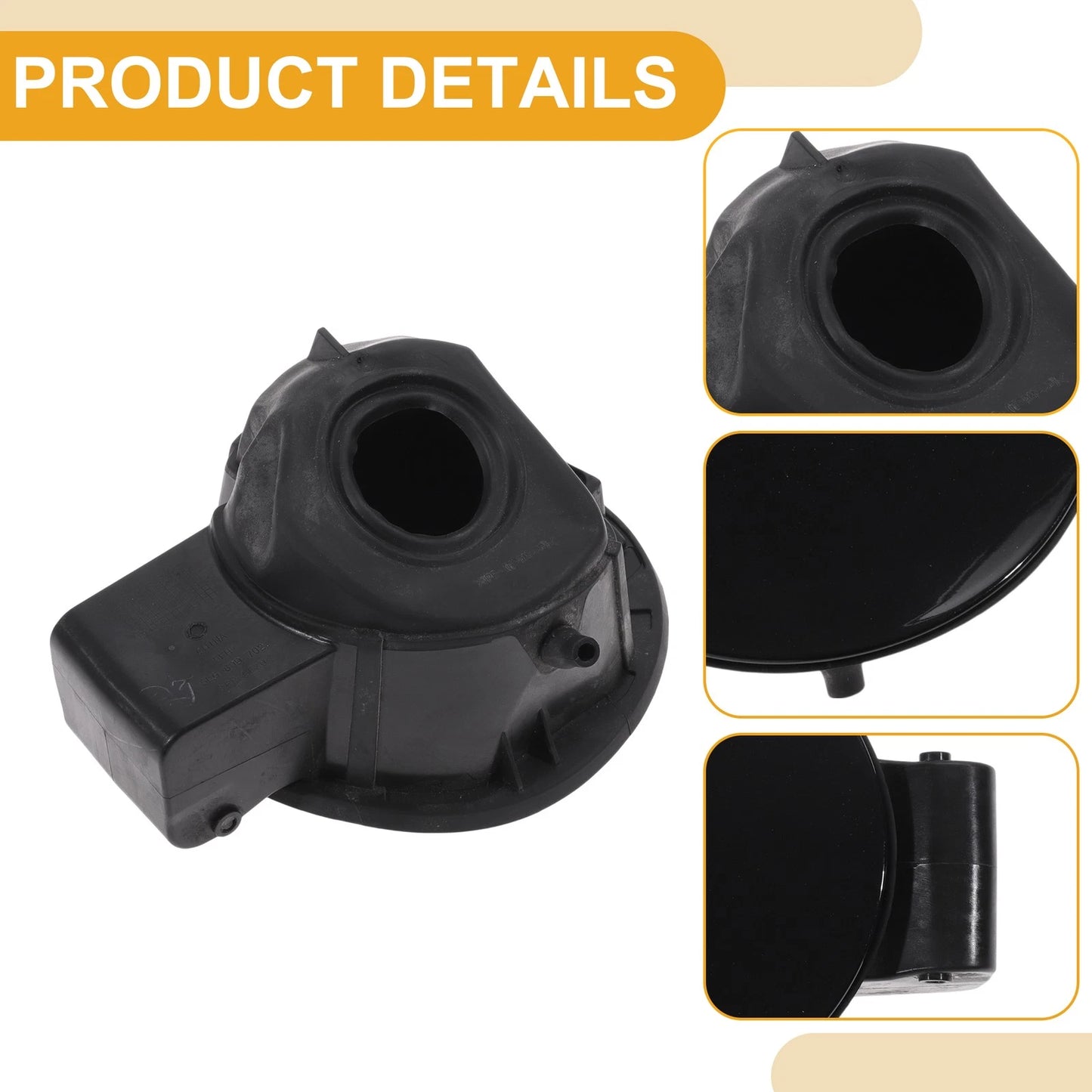 Fuel Tank Door Cap for Skoda Yeti (2013) No.5L6809857 Black ABS