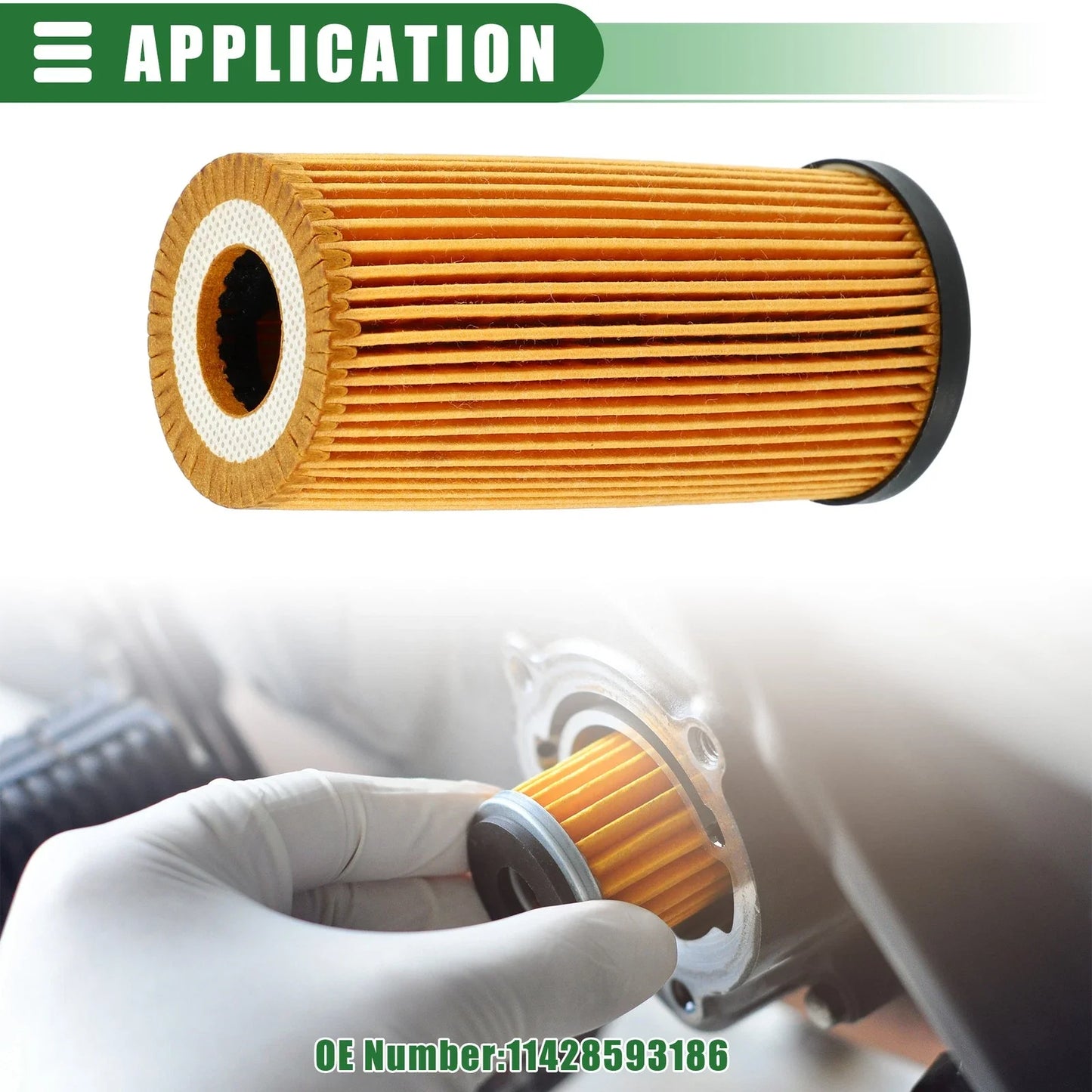 Set Engine Oil Filter Oil Fuel Filter for BMW X1 (2000-2022)