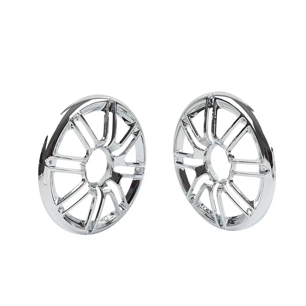 Chrome Rear Speaker Trim Grill Cover for Harley Electra Tri Glide (2009-2023)