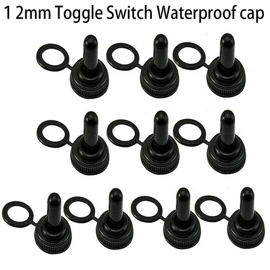 10x Toggle Switch Cover 12mm Rubber Thread Accessories
