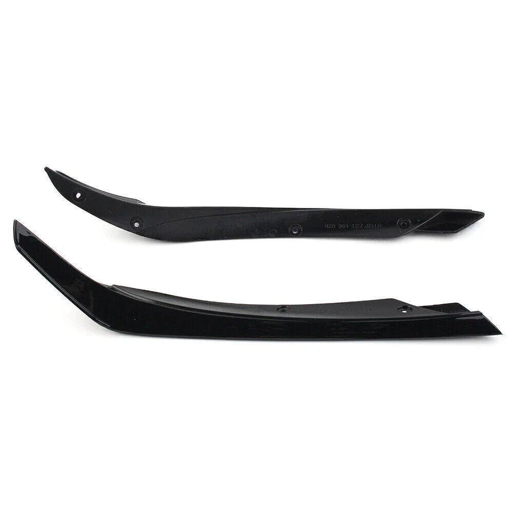 Front Lip Spoiler Fins for Mercedes Benz A-Class W176 (2016-2018)