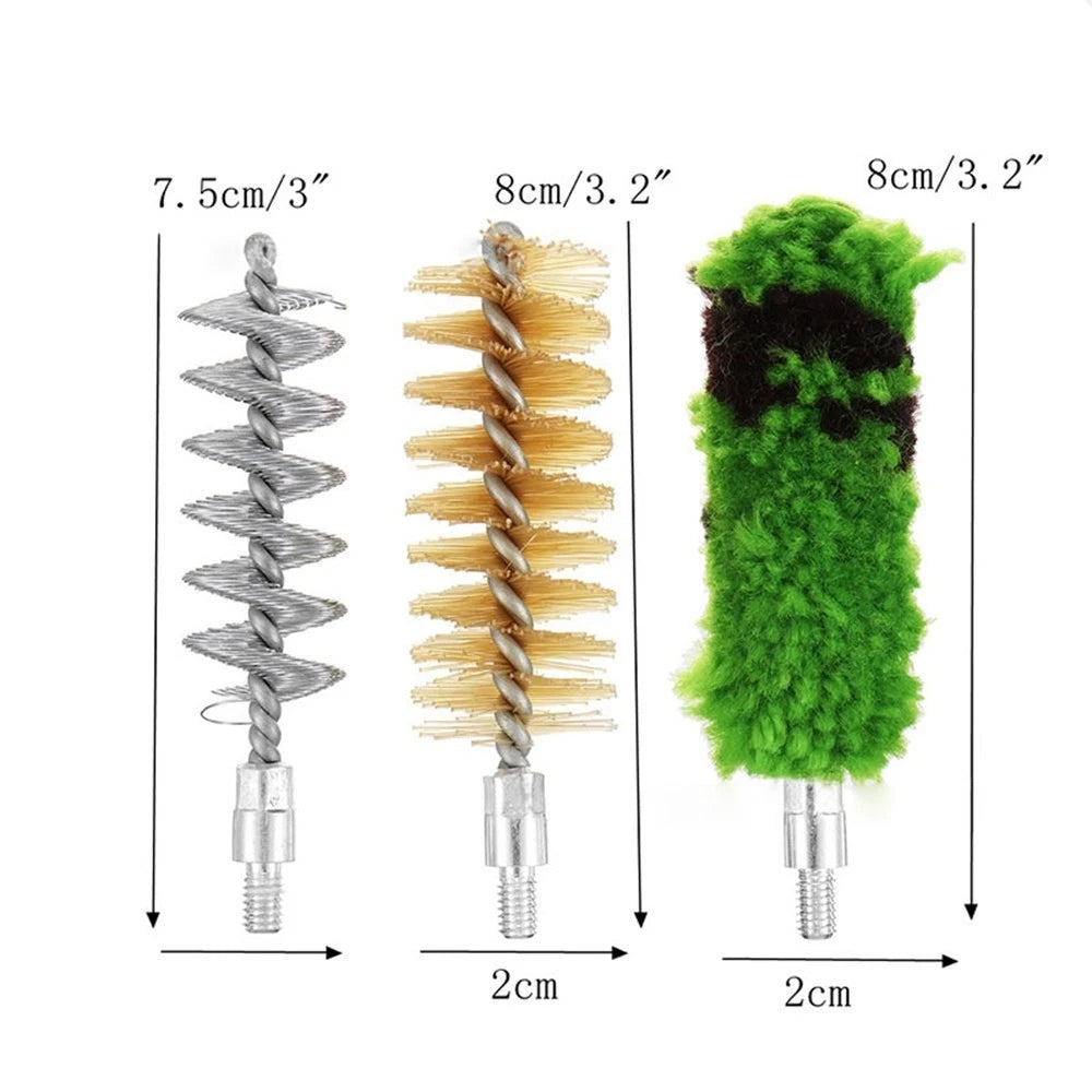 6X Cleaning Brush Kit for 12GA Shotgun with Aluminum Rod