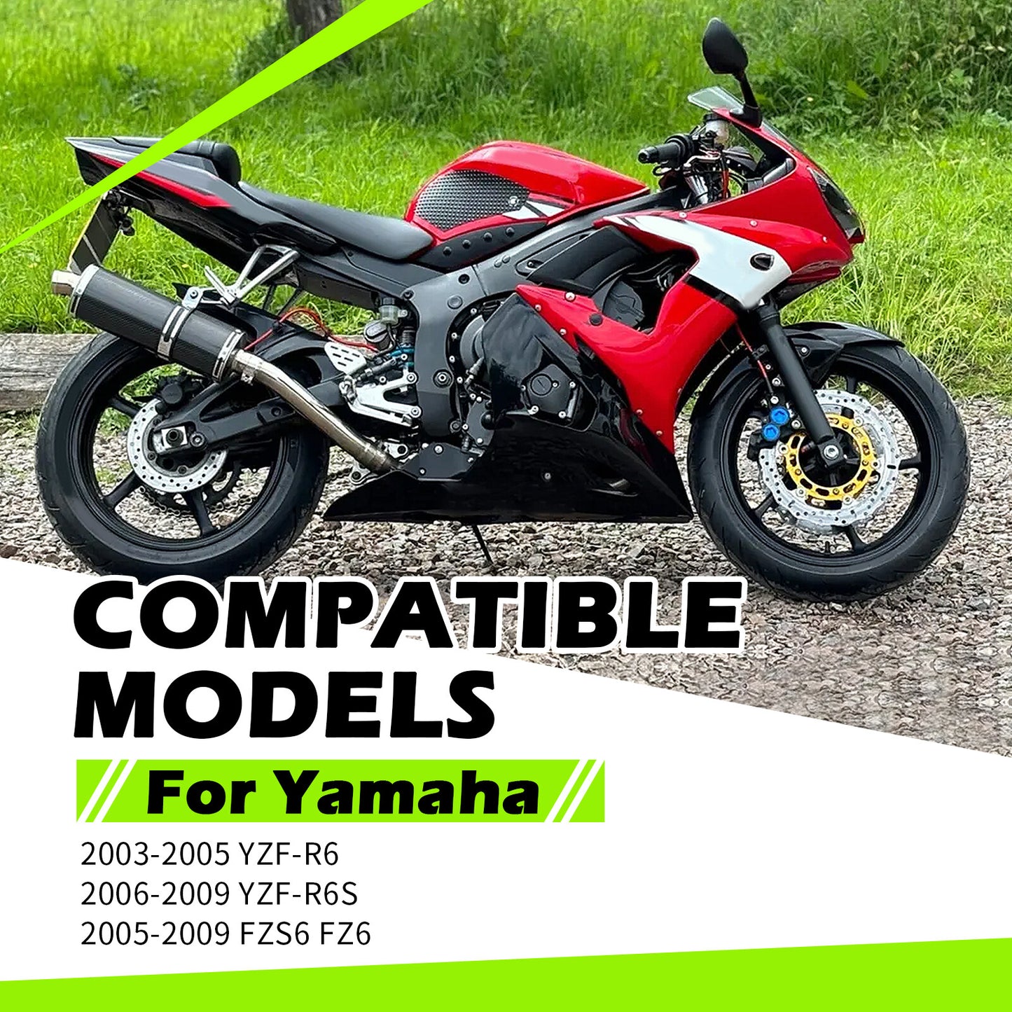 Clutch Friction and Steel Plates Kit for Yamaha R6S YZF-R6S (2006–2009)