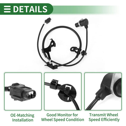 ABS Wheel Speed Sensor No. 895420D010 for Toyota Yaris (2005–2011) Front Right