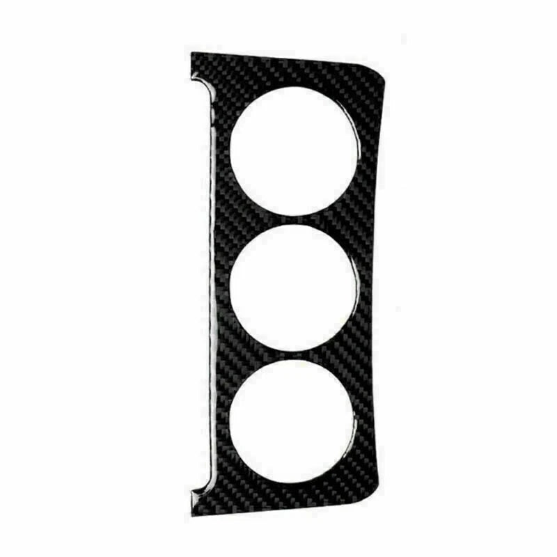 4X Interior Steering Wheel Panel Cover for Nissan 350Z (2006–2009) Carbon Fiber