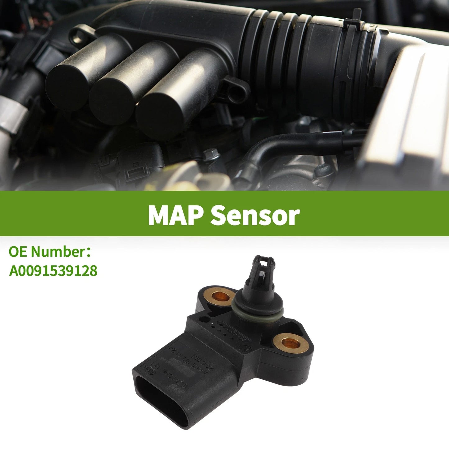 MAP Sensor for Mercedes-Benz Actros (A0091539128)