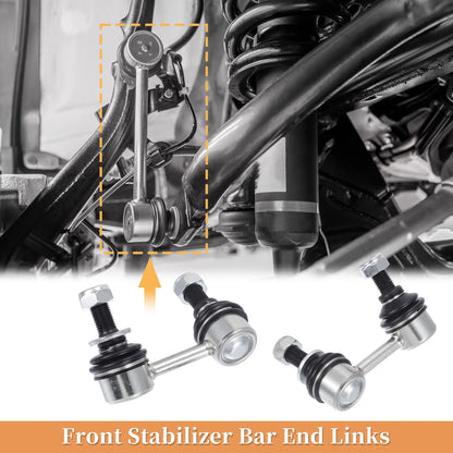 2pcs Front Stabilizer Sway Bar Link for Toyota Tacoma (2001–2004)