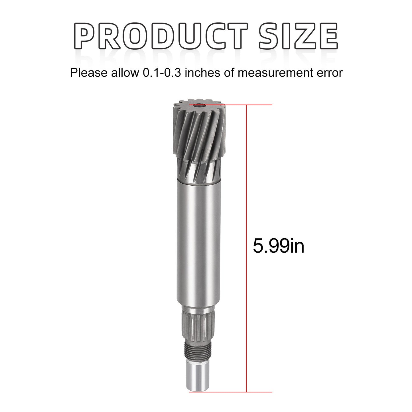 Transmission Drive Gear Shaft for Yamaha Grizzly 125 (2004–2013)