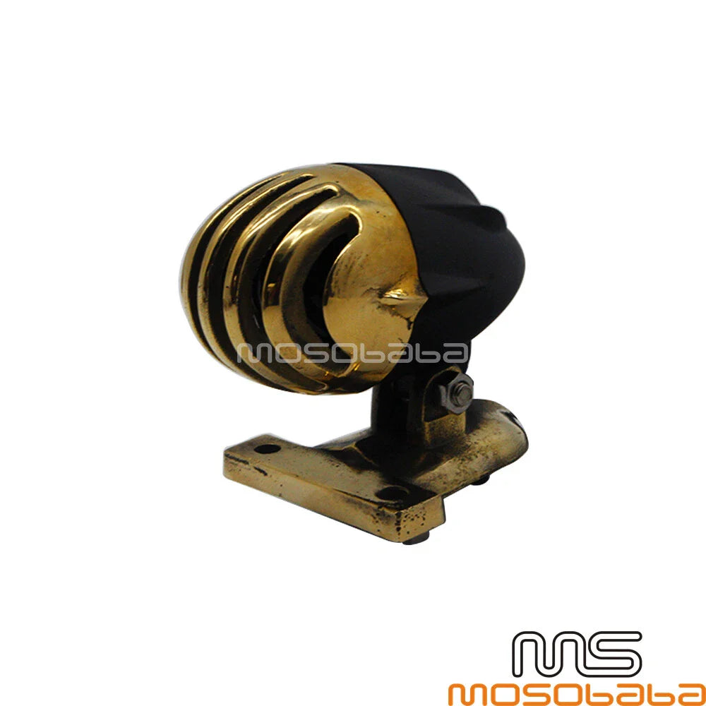 Brass Grill Tail Light for Harley Chopper Softail FXST