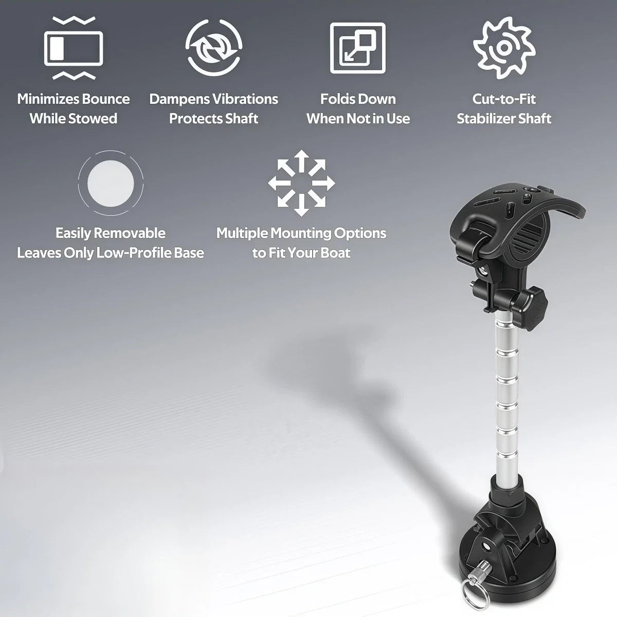 Trolling Motor Stabilizer Mount for Minn Kota Terrova Ulterra