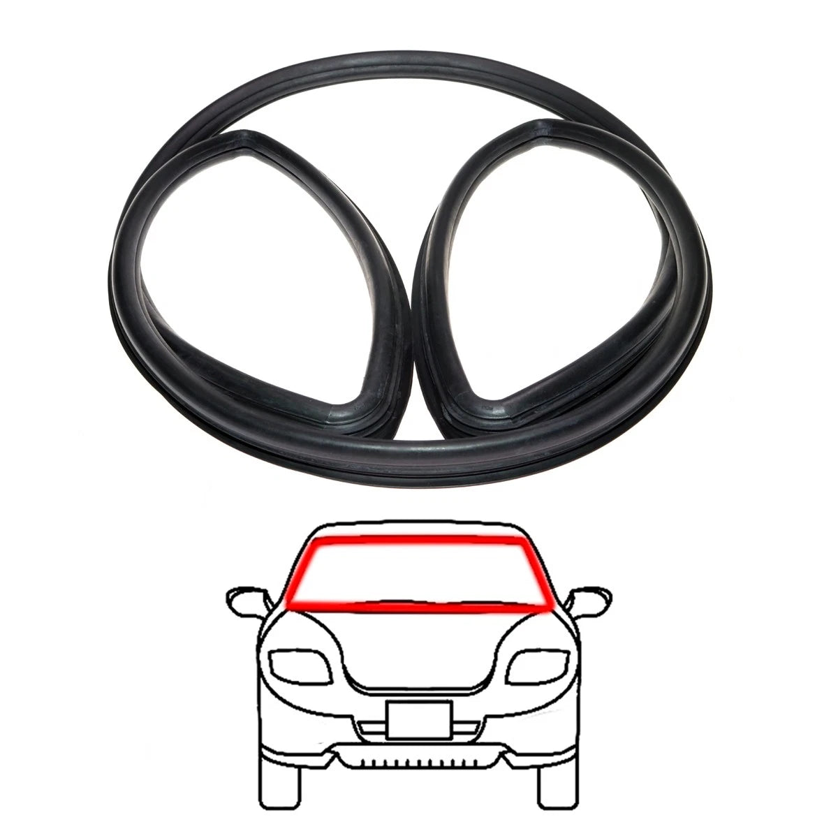 Windshield Weatherstrip Seal for Toyota Corona Sedan (1964–1970)
