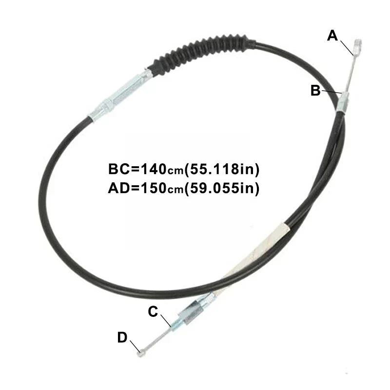 Vinyl Clutch Cable 55-1/4" for Harley Forty Eight XL1200X (2011-2022)