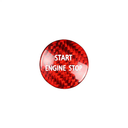 Carbon Fiber Engine Start Stop Button Cover for Land Rover Discovery (2010-2016)