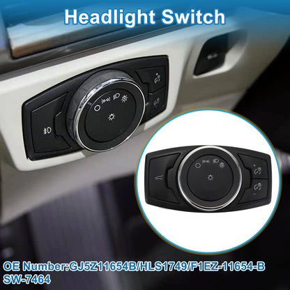 Headlight Switch for Ford Focus (2015–2018) No.GJ5Z11654B/HLS1749/F1EZ-11654-B/SW-7464