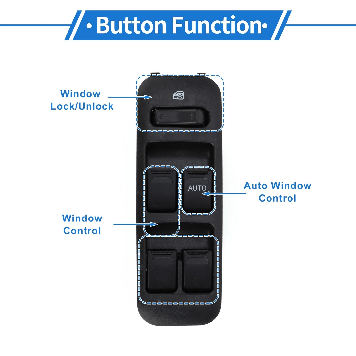 Power Window Switch for Suzuki Every, Lapin, Alto (2004–2023)