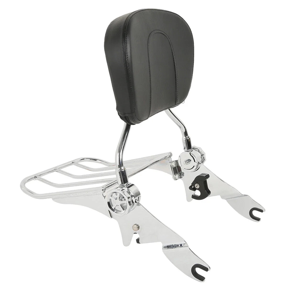 Backrest Sissy Bar Luggage Rack for Harley Touring Electra Glide (2009-2025)