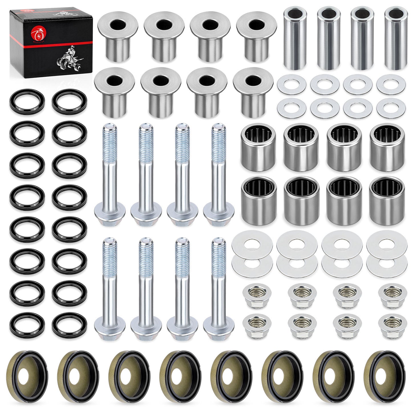 Front A-Arm Bushing Seal Kit for Suzuki LTZ400 (2003–2008) & Kawasaki KFX400 (2003–2006)
