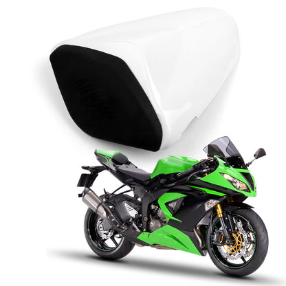 Rear Seat Cover Cowl for Kawasaki ZX6R ZX 636 (2009–2018) White A