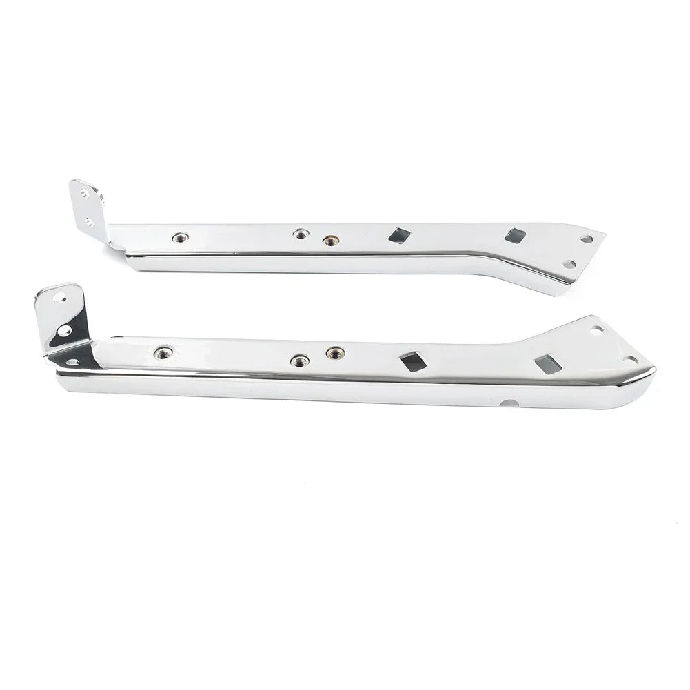 Saddlebag Rail Support Brackets for Harley Touring 1985-2008 Chrome