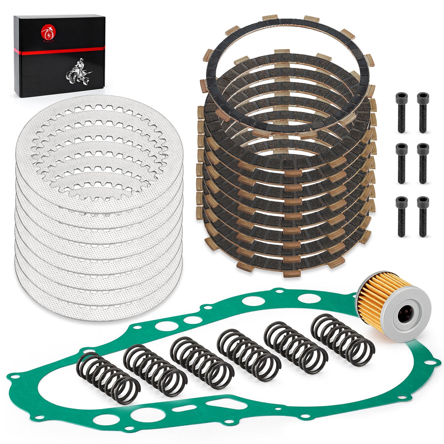 Clutch Friction Plates & Gasket Kit for Suzuki QuadSport Z400 (2003–2008)